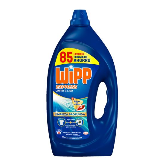 Detergente líquido limpio & liso - Wipp Express - 85 lavados