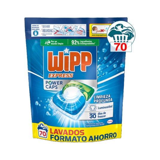 detergente cápsulas Power Caps Limpieza Profunda