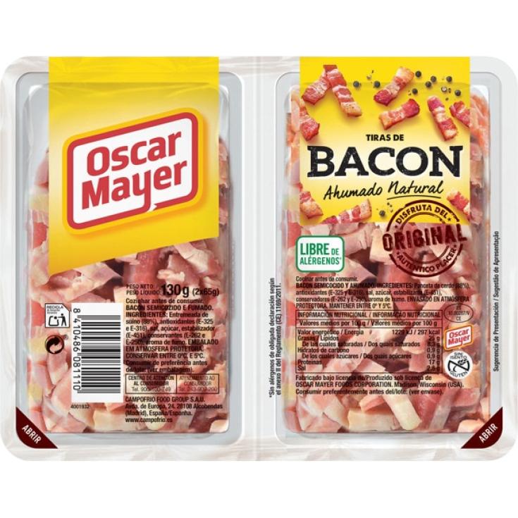 Tiras de bacon - Oscar Mayer - 2x65g