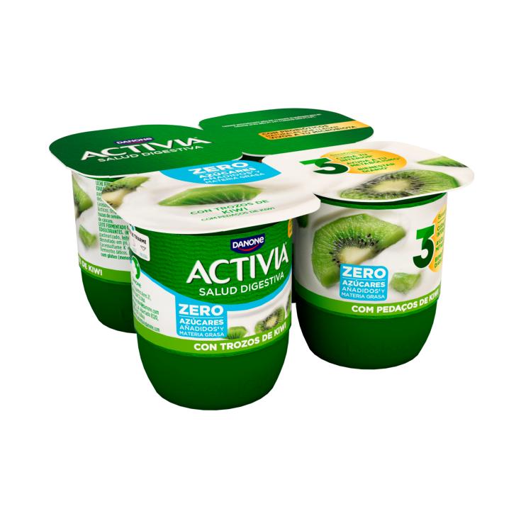 Yogur 0% con kiwi 4x120g