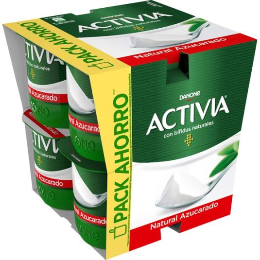 Yogur natural azucarado 8x120g