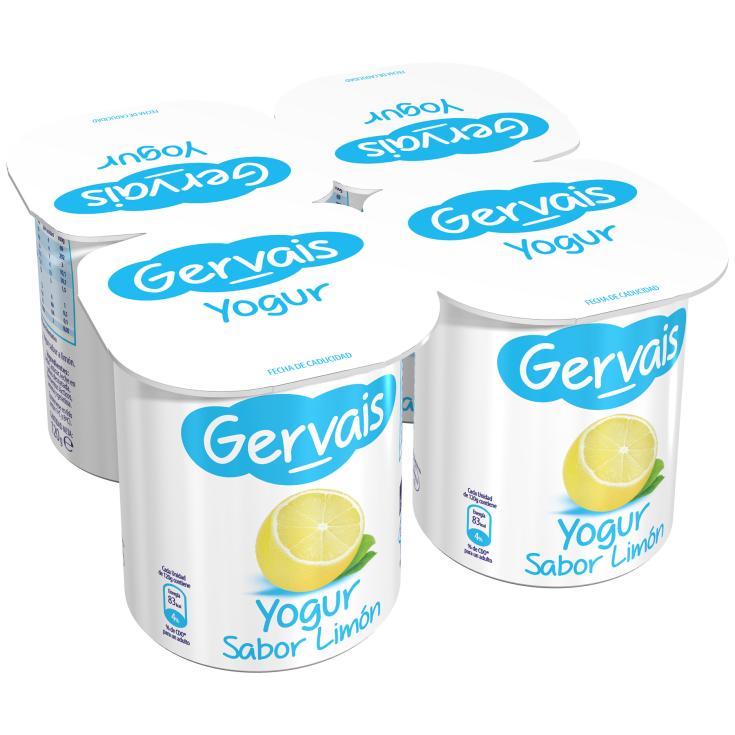 Yogur de limón - Gervais - 4x120g
