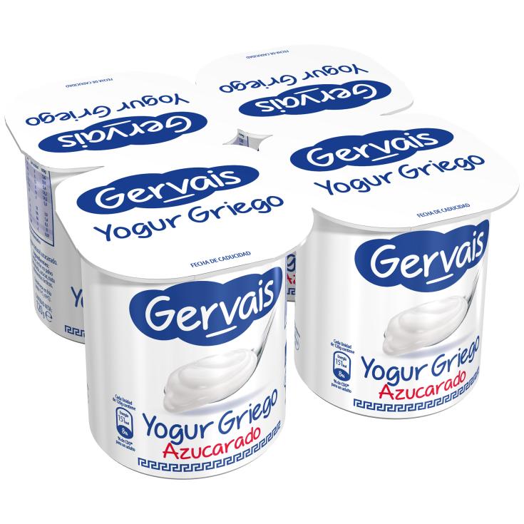 Yogur Griego Natural Azucarado - Gervais - 4x120g