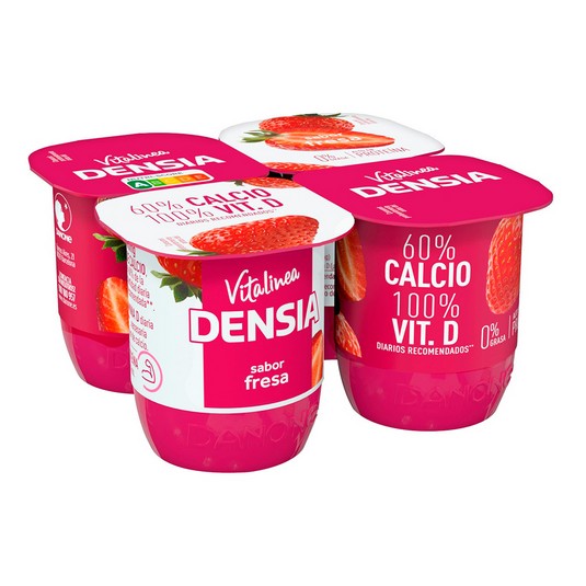 Yogur sabor fresa densia 4x120g