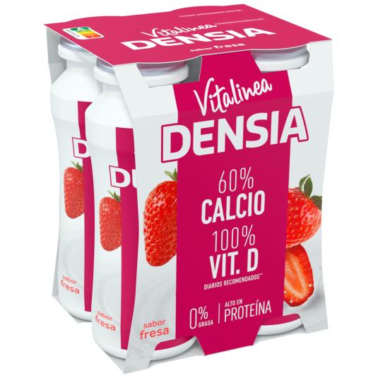 Yogur líquido sabor fresa Danone 550 g.
