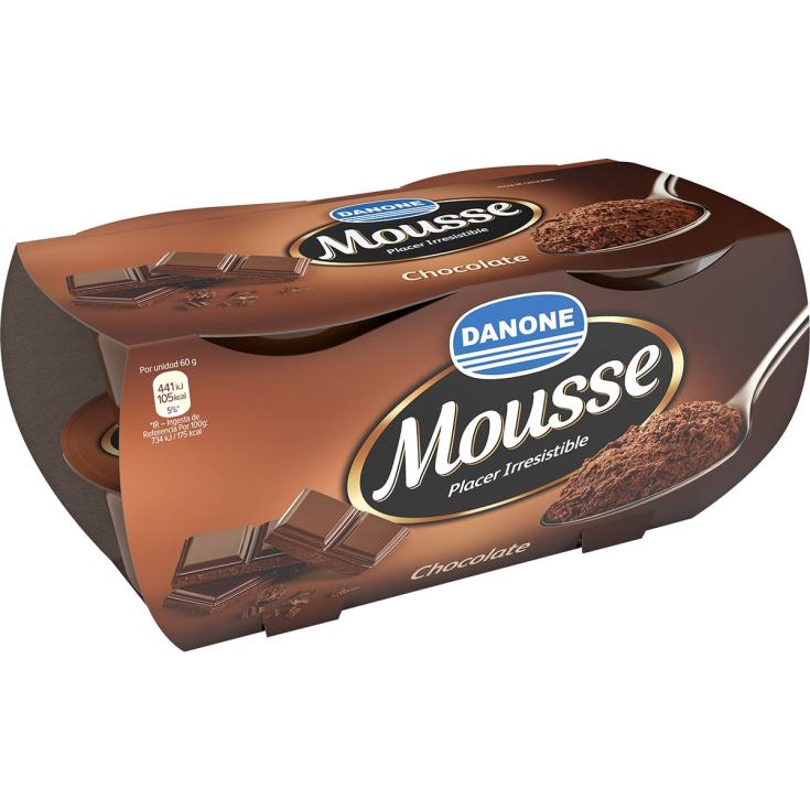 Mousse de chocolate 4x60g