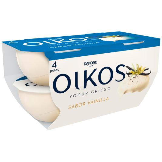 Yogur griego sabor vainilla 4x110g