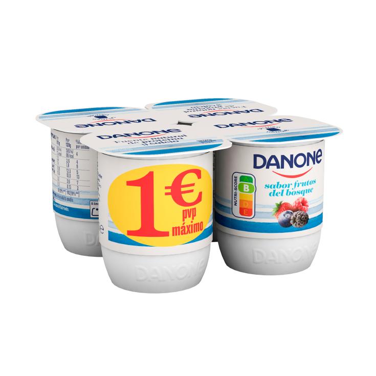 Yogur frutos del bosque Danone - 4x120g