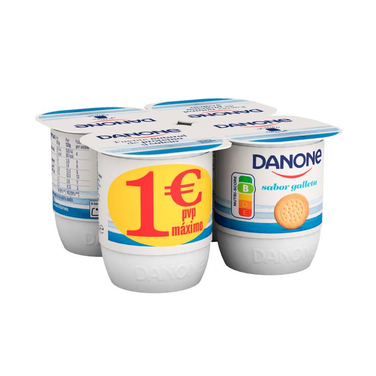 Yogur sabor galleta Danone - 4x120g