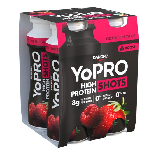 Shots frutos rojos - Yopro - 400g