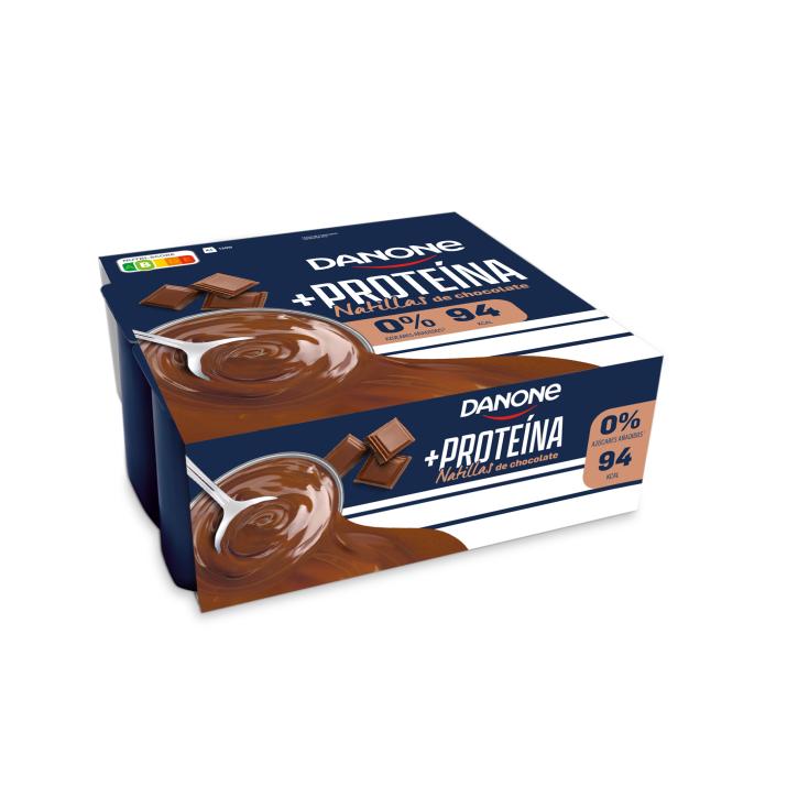 Natillas chocolate con proteinas - 4x120g