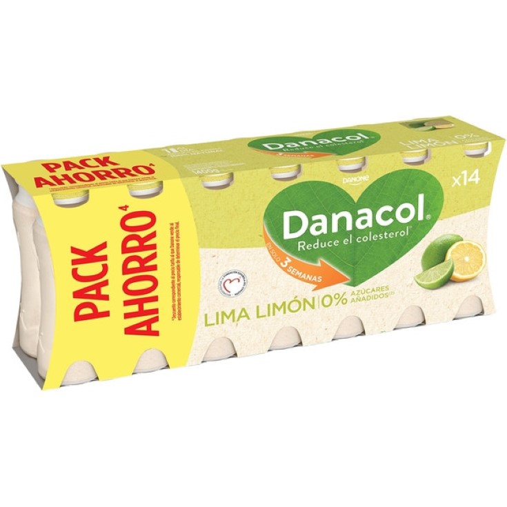 Yogurt liquido de lima y limón 0% azúcares añadidos - 14 uds