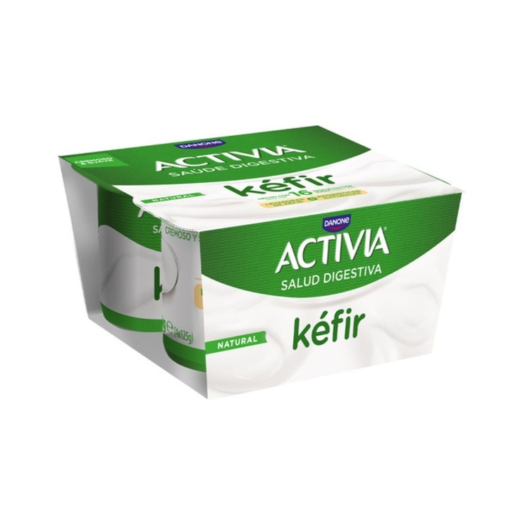 KEFIR NATURAL ACTIVIA PACK 4X125 GR.