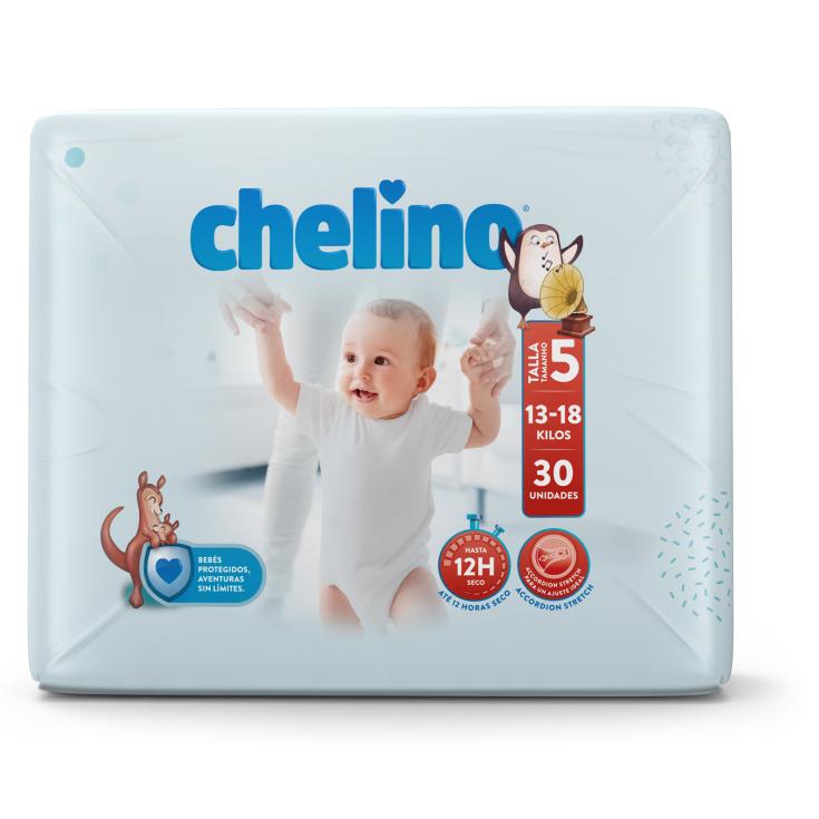 Pañales T-5 13-18kg - Chelino - 30 uds Pañales T-5 13-18kg - Chelino - 30 uds