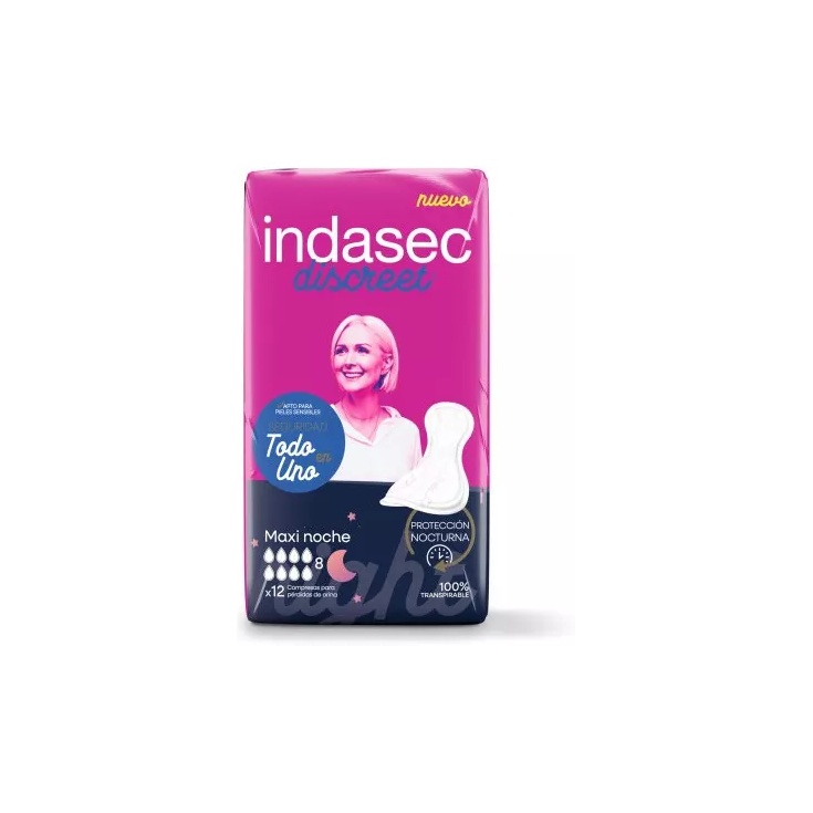 Compresa Maxi noche - 12 uds