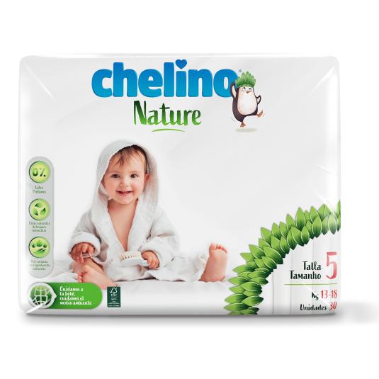 Pañales Nature T-5 13-18kg - Chelino - 30 uds