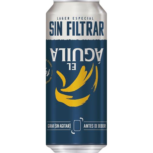 Cerveza rubia especial lata 50 cl