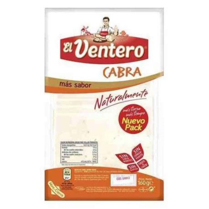 Lonchas de queso de cabra El ventero - 160g Lonchas de queso de cabra El ventero - 160g