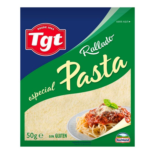 Queso rallado especial pasta - TGT - 50g