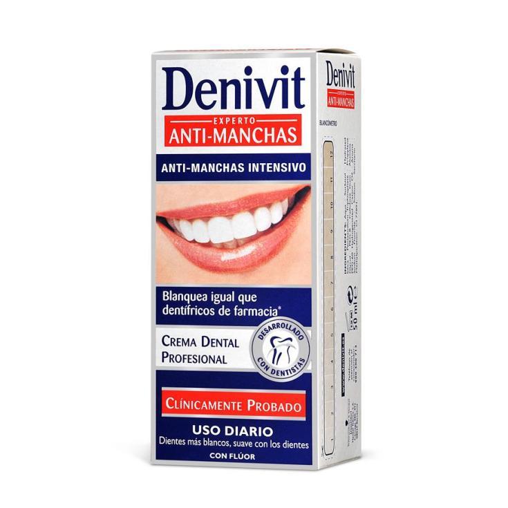 Dentífrico anti-manchas con flúor - Denivit - 50ml