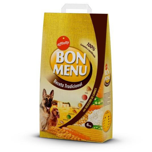 Pienso para perro receta tradicional - Bon Menu - 4kg