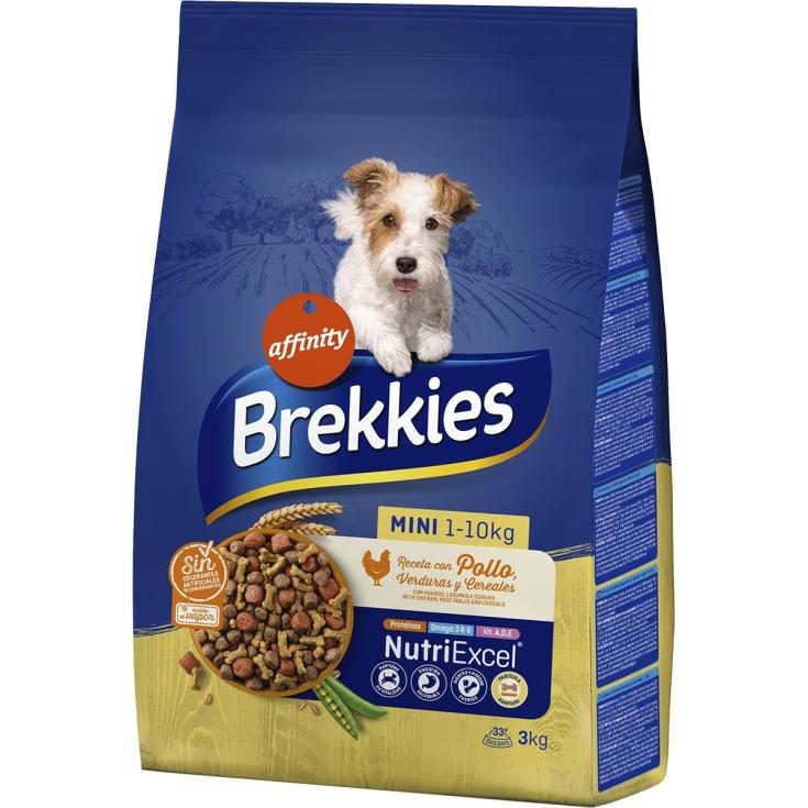 Pienso para perros adultos tamaño mini - Brekkies - 3kg