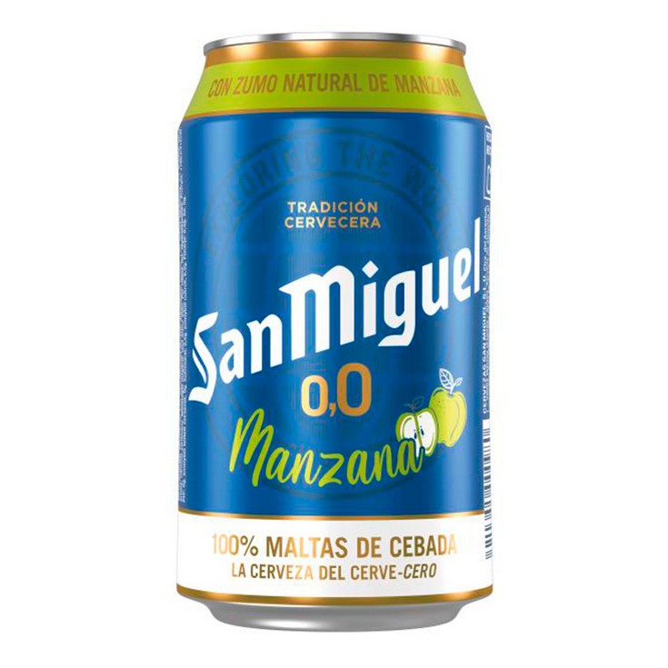 Cerveza 0,0% con Zumo Manzana 33cl