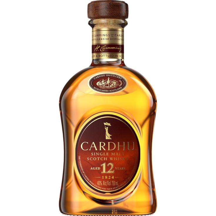 Whisky escocés de malta 12 años Cardhu - 70cl