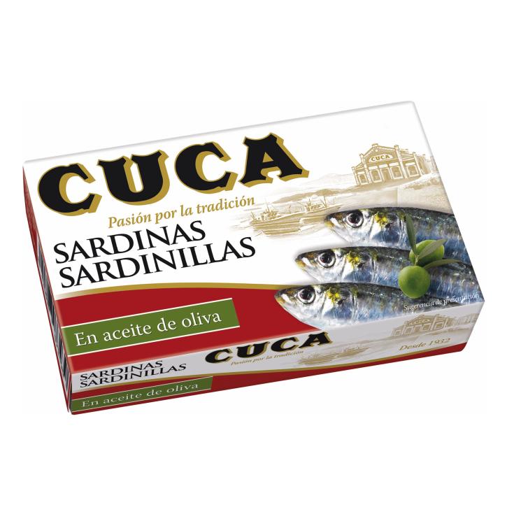 Sardinillas en Aceite de Oliva - Cuca - 63g