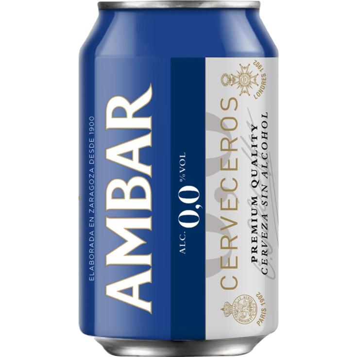 Cerveza Sin Alcohol 0,0 - Ambar - 33cl