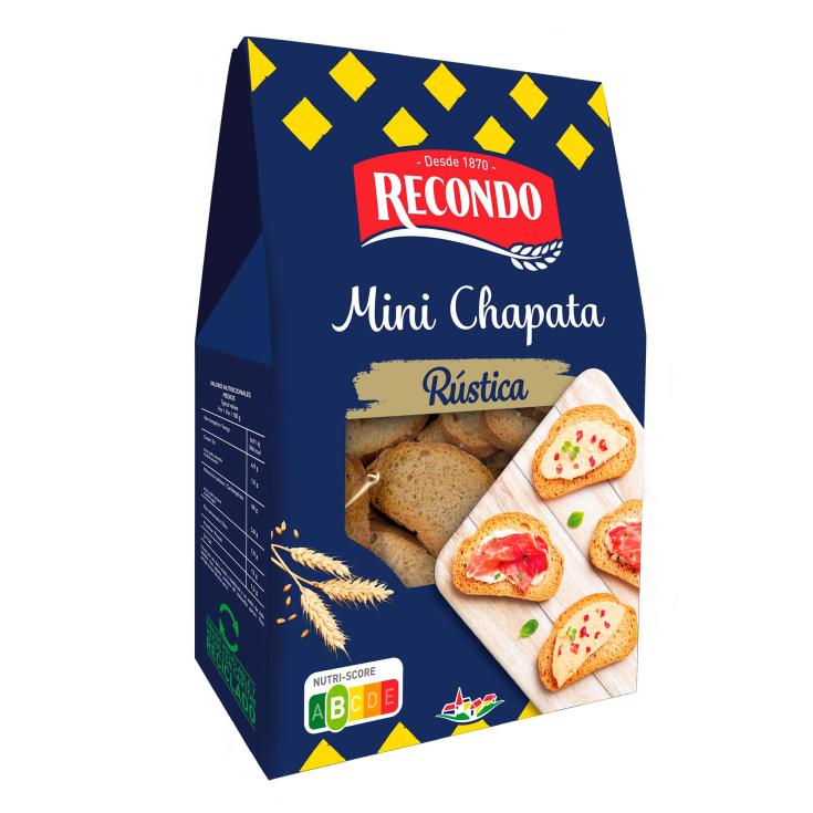 Mini chapata Rústica - Recondo - 100g