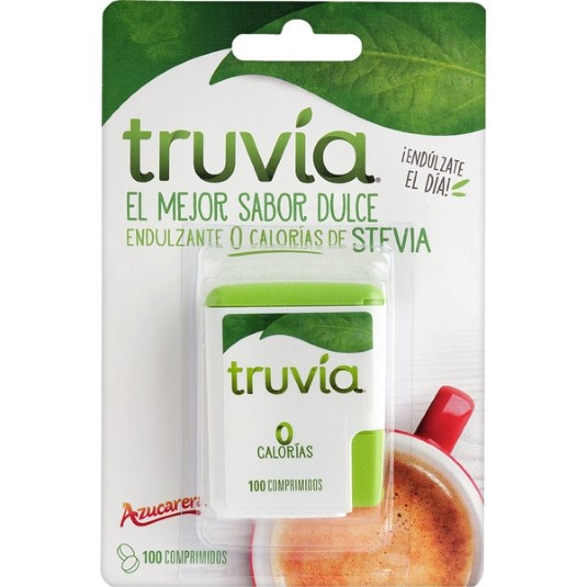 Endulzante 0 calorías de la hoja de Stevia - 100 uds