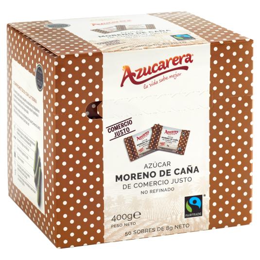 Azúcar moreno de caña integral - 50 uds