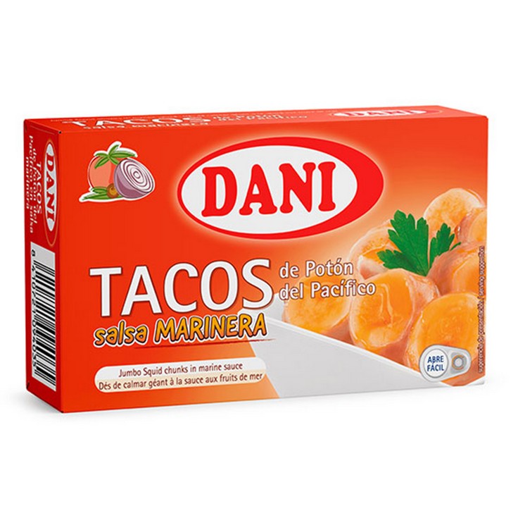 Tacos de potón en salsa americana - Dani - 68g