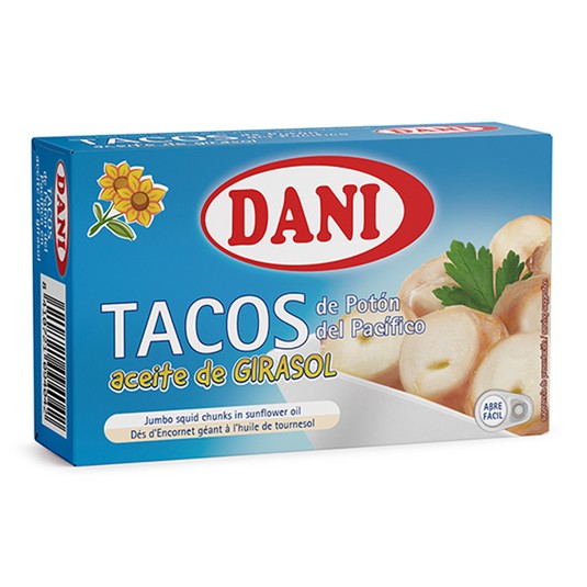 Tacos de potón en aceite de girasol - Dani - 68g