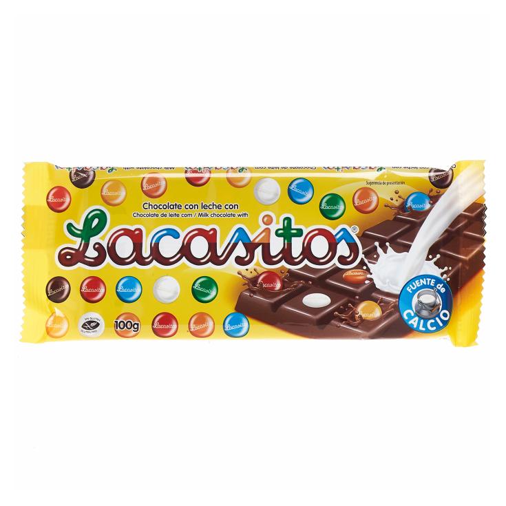 Chocolate con leche y lacasitos - Lacasa - 100g