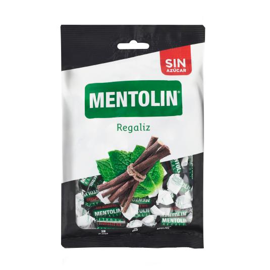 Caramelos Regalíz Sin Azúcar - Mentolin - 100g