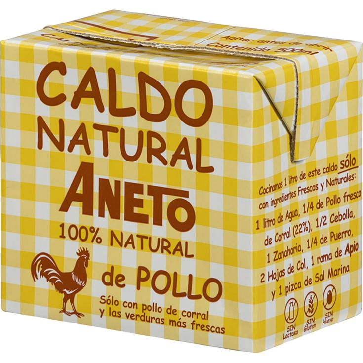 Caldo de Pollo 100% Natural - Aneto - 500ml