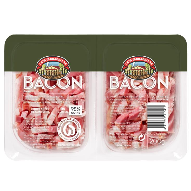Cintas de Bacon - Casa Tarradellas - 2x100g