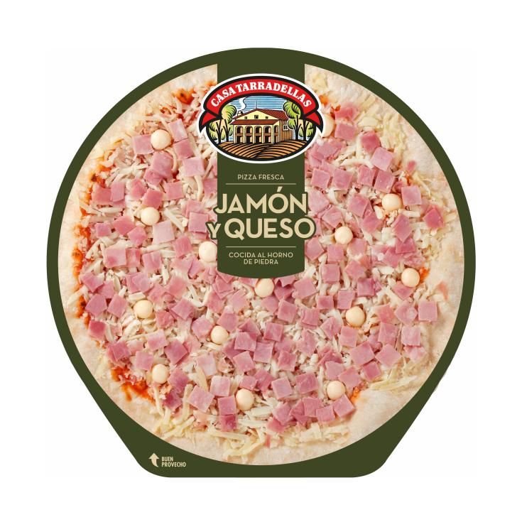 Pizza Jamón y Queso 405g