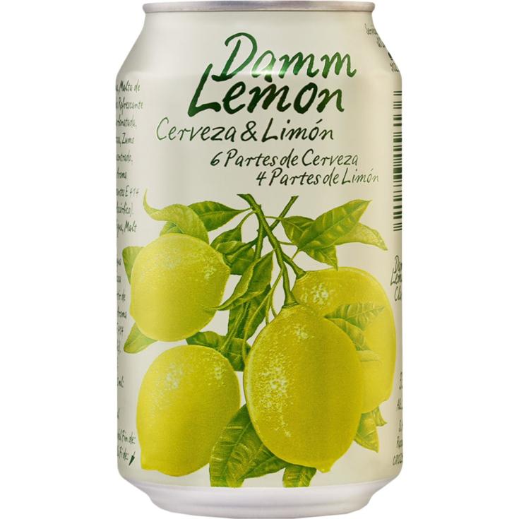 Cerveza rubia con limón Damm Lemon - 33cl