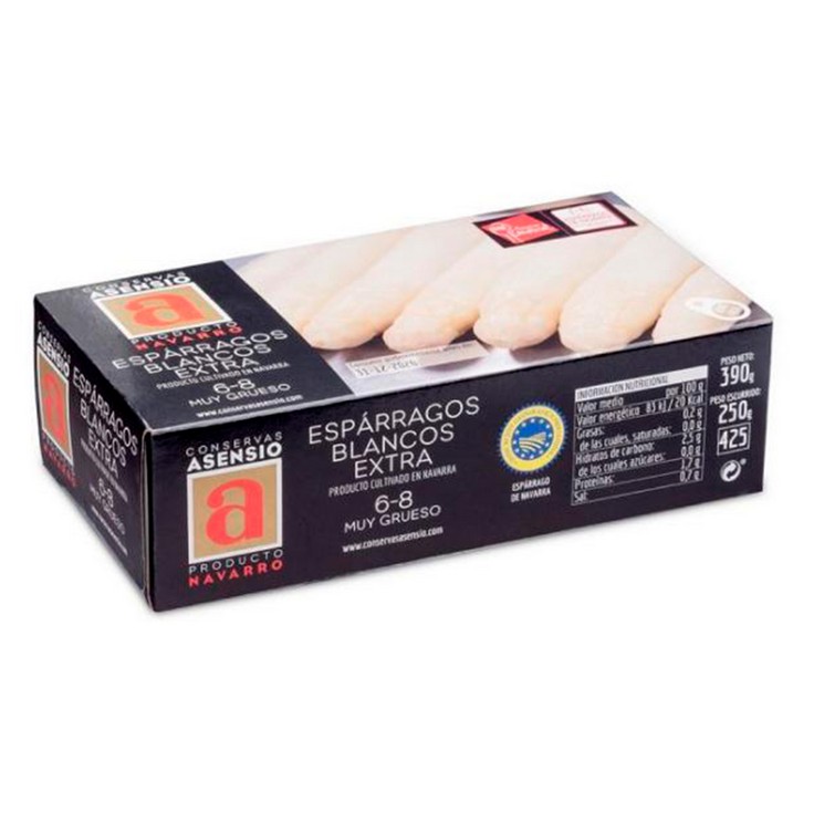 Espárragos D.O Navarra 6/8 uds 250g