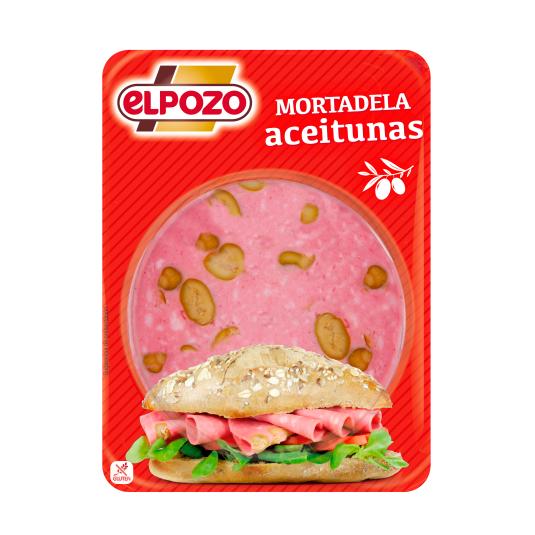 Mortadela con aceitunas - El Pozo - 270g