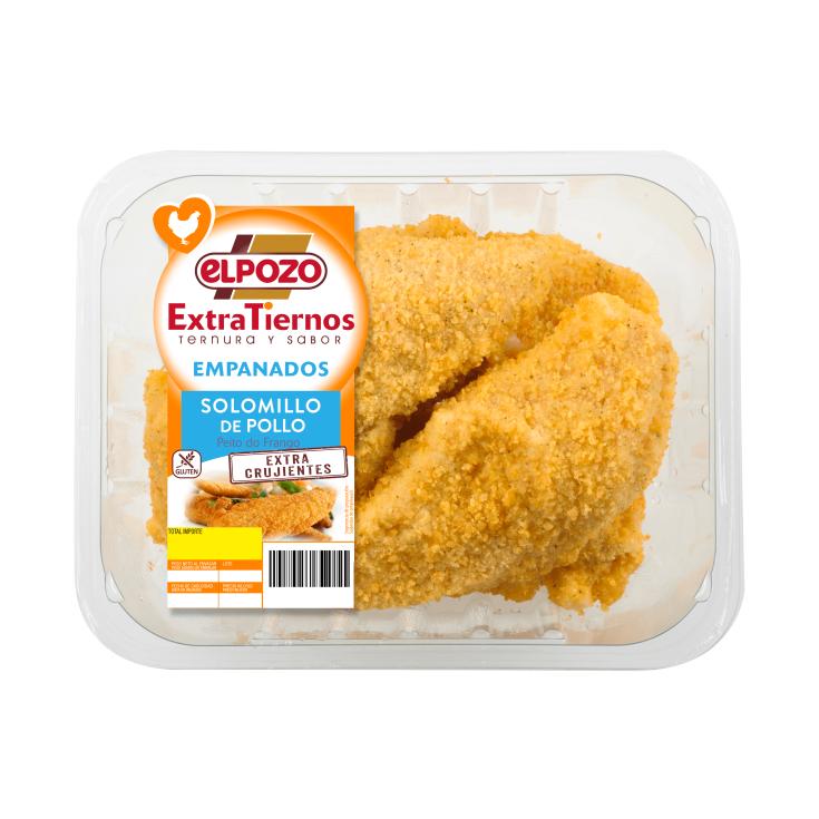 Solomillo de pollo empanado extratiernos 415g Solomillo de pollo empanado extratiernos 415g