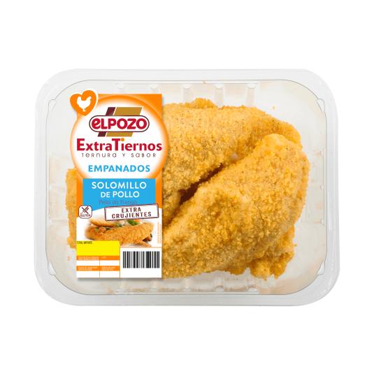 Solomillo de pollo empanado extratiernos 415g