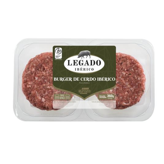 Burger meat de cerdo ibérico 4 uds - Legado Ibérico - 360g