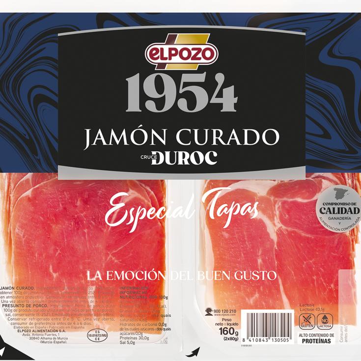 Jamón curado 1954 El pozo - 2x80g