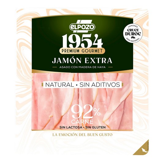 Jamón extra asado con madera de haya 1954 - El Pozo - 130g