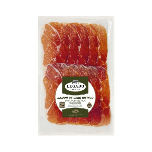 Jamón de cebo ibérico lonchas sin lactosa 100g