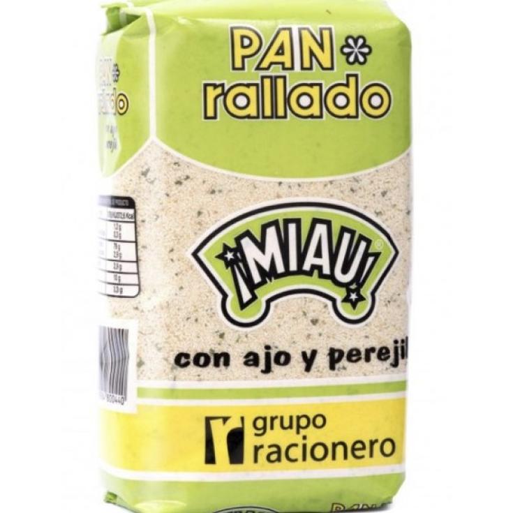 Pan rallado con ajo y perejil Miau - 500g Pan rallado con ajo y perejil Miau - 500g